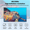 Bộ kéo dài HDMI KVM 4K 30Hz qua cáp mạng cat5/cat6 có USB HL-HDMI-120M-4K HOLINK
