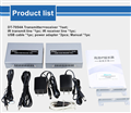 Bộ kéo dài HDMI + USB KVM qua dây mạng LAN 100M DTECH (DT-7054A) cao cấp