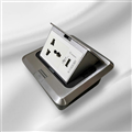 Bộ Ổ cắm âm sàn sinoamigo SPU-1SE mầu bạc (điện đa năng +sạc USB 5V-2A) cao cấp