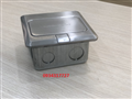 Bộ ổ cắm điện âm sàn SINOAMIGO SPU 1SE màu bạc ( Lắp Điện đơn đa năng + RJCAT6) 