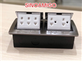 Bộ ổ cắm điện âm sàn sinoamigo SPU 52S (lắp 4 điện đôi đa năng) cao cấp