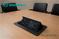 Bộ Ổ điện âm bàn họp đa năng Sinoamigo STS-201GST-B (Balck) cao cấp