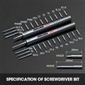Bộ tua vít điện mini đa năng CREATIONSPACE CS0701A pin sạc