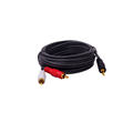 Cáp âm thanh 3.5mm ra 2 hoa sen RCA dài 10M Dtech (DT-6214) cao cấp