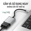 Cáp chuyển đổi Type C 3.1 sang VGA dài 15cm VegGieg - V-Z916