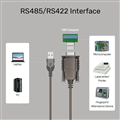 Cáp chuyển đổi USB 2.0 đến RS422/485 (DB9M) UNITEK Y-108301-1.5M
