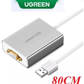 Cáp chuyển đổi USB to VGA chính hãng Ugreen UG-40244 Cao cấp
