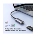 Cáp chuyển đổi USB Type-C ra DP hỗ trợ 8K@60Hz Ugreen 15575 bọc nhôm cao cấp