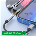 Cáp chuyển đổi VEGGIEG V-A619 Lightning sang 3.5mm cái chính hãng