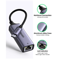 Cáp chuyển Usb Type-C sang Lan 10/100/1000Mbps Ugreen 50737 vỏ nhôm cao cấp