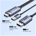 Cáp Display Port sang HDMI 4K60Hz Ugreen HD187 dài 1 mét cao cấp