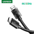 Cáp HDMI 1.4 dài 10M Ugreen 40104 sợi bọc nylon độ phân giải 4K @30Hz