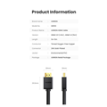 Cáp HDMI 1.4 Ugreen, 1,5M 60820