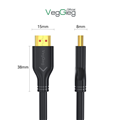 Cáp HDMI 2.0 dài 1,5m,3m,,5m,15m,20m  VegGieg 2K*4K 60HZ - V-H107 cao cấp