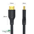 Cáp HDMI 2.0 dài 15m VegGieg V-H111 hỗ trợ 4K@60Hz, 3084 x 2160, 3D, HDR, ẢRC ca