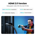 Cáp HDMI 2.0 dài 1M Ugreen 30999 bọc nylon 4K 2K