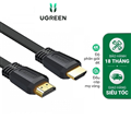 Cáp HDMI 2.0 dài 3M dẹt Ugreen 50820 hỗ trợ 4K /2K cao cấp