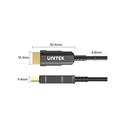 Cáp HDMI 2.0 sợi quang AOC dài 30M độ phân giải 4K@60Hz Unitek C11072BK-30M cao 