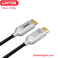 Cáp HDMI 2.0 sợi quang dài 40m Unitek (C11092ASL01-40M) hỗ trợ 4K@60Hz, Tốc độ 1
