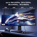 Cáp HDMI 2.1 dài 2M hỗ trợ 16K@60Hz, 12K@120Hz, 8K@240Hz, 4K@480Hz Ugreen HD186 