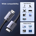 Cáp HDMI 2.1 dài 2M hỗ trợ 16K@60Hz, 12K@120Hz, 8K@240Hz, 4K@480Hz Ugreen HD186 