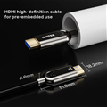 Cáp HDMI 2.1 sợi quang dài 20M độ phân giải 8K@60Hz Unitek C11085GY01-20 cao cấp