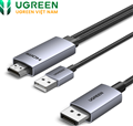 Cáp HDMI sang DisplayPort Active dài 2M hỗ trợ 4K@60Hz 1080P@120Hz Ugreen 55329 