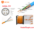 Cáp mạng CAT.6A FTP 23AWG Việt Hàn cuộn 305m có dầu chống ẩm