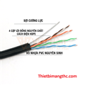 Cáp mạng Việt Hàn LS-DVH CAT.5E UTP 25AWG + cường lực PE cuộn 305m
