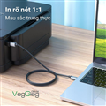 Cáp máy in Type-C VegGieg - V-U404 cao cấp