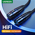 Cáp nối dài Microphone XLR 5m chính hãng Ugreen 20712 cao cấp