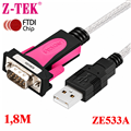Cáp USB sang RS232 dài 1.8m Z-TEK ZE533A chipset FTDI cao cấp
