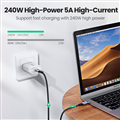 Cáp USB Type C 3.2 Gen 2 dài 1M Ugreen 80150, Hỗ trợ hình ảnh 4K@60Hz, 240W, 10G