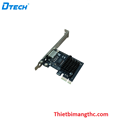 Card chuyển đổi PCI-E ra LAN 2.5Gigabit DTECH PC0190 cao cấp