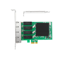 Card mạng PCI Express sang 4 Lan tốc độ 10/100/1000Mbps cao cấp