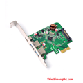 Card mở rộng USB 3.1 E3-PCE805-2A1C (2 cổng Type-A + 1 cổng Type-C) cao cấp