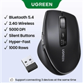 Chuột không dây Bluetooth v5.4+ Wirelless 2.4GHz hỗ trợ 5000DPI Ugreen M751 4579