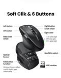 Chuột không dây Bluetooth v5.4+ Wirelless 2.4GHz hỗ trợ 5000DPI Ugreen M751 4579