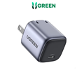 Củ sạc nhanh 30W GaN 1 cổng USB Type-C Hỗ trợ QC4+, PD3.0 Ugreen 90901 cao cấp