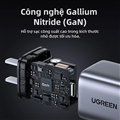 Củ sạc nhanh Nexode Mini 30W GaN cổng USB- C Ugreen 55530/X513 hàng cao cấp
