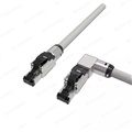 Đầu bấm Hạt mạng Cat8 công nghiệp STP RJ45 bẻ góc 90 độ Unilink (Uni-01-90013) c
