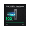 Đầu đọc thẻ nhớ Micro SD/SD chuẩn USB 3.0 + OTG Ugreen 20203 chính hãng
