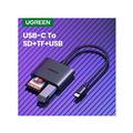 Đầu đọc thẻ nhớ USB C SD Ugreen 3in1 Loại C Micro SD TF 80798 cao cấp