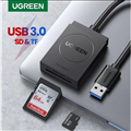 Đầu đọc thẻ USB 3.0 hỗ trợ SD/TF chính hãng Ugreen 20250 cao cấp