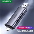 Đầu đọc thẻ USB 3.0 hỗ trợ SD/TF Ugreen 10911 cao cấp