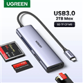 Đầu Đọc Thẻ USB3.0 4 Trong 1 USB-C Sang SD TF CF MS Ugreen CM 627 (15307) cao cấ