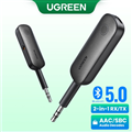 Đầu truyền tín hiệu bluetooth 5.0 Ugreen thiết kế 2 trong 1 đầu cắm 3.5mm CM403 