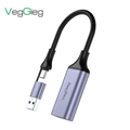Dây, cáp chuyển USB/ USB-C sang HDMI dùng cho Livestream hỗ trợ 4K Veggieg V-Z63