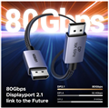 Dây, cáp Displayport sang Displayport 2.1 dài 3M độ phân giải 16K@60Hz HDR Ugree