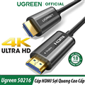 Dây, Cáp HDMI 2.0 sợi quang 50m Ugreen 50219 cao cấp